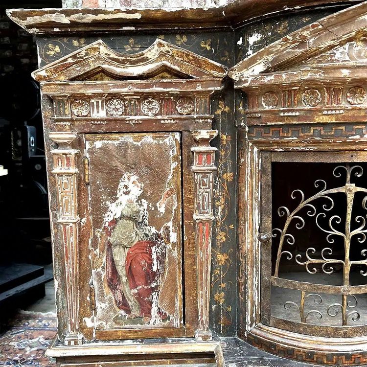Altare tabernacolo italiano del XVII secolo