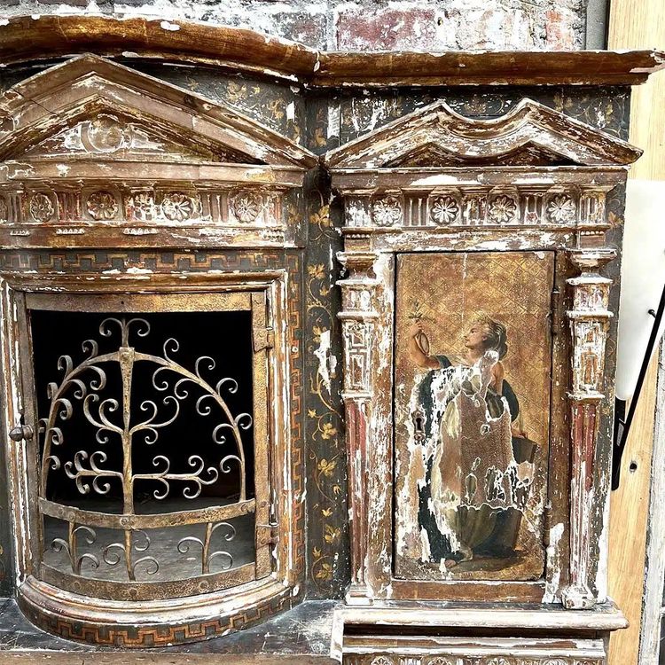 Altare tabernacolo italiano del XVII secolo