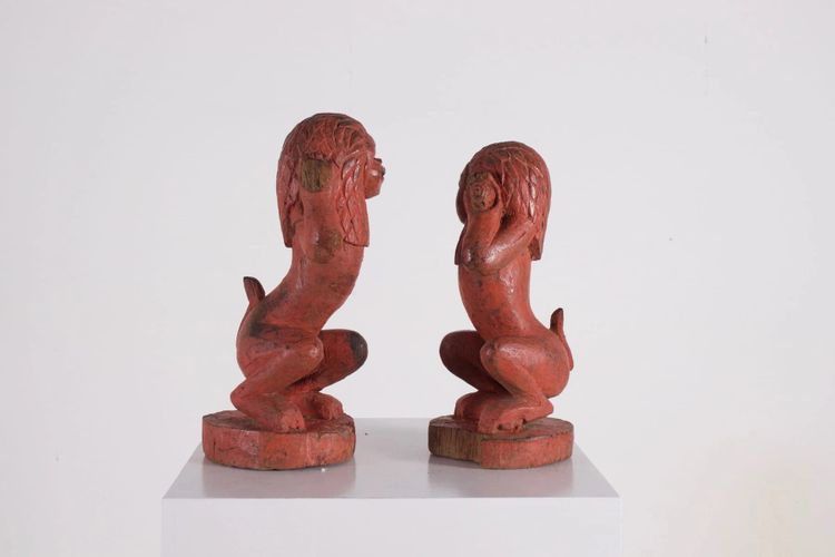 Burmese Animist Figures, Nat or Chinthe.