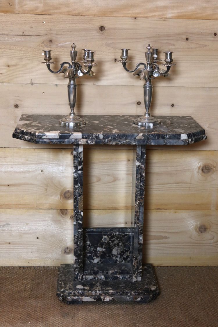 Console Art Déco en marbre