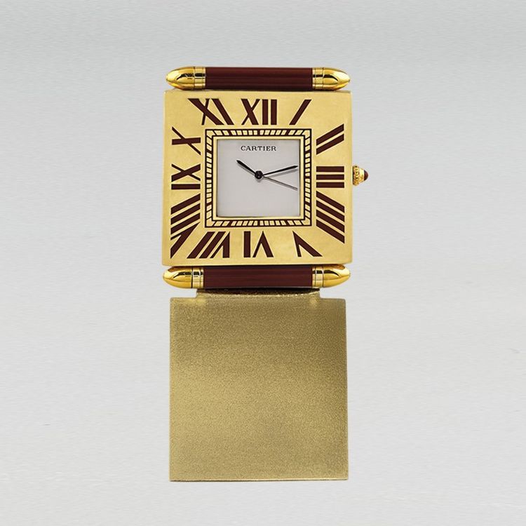 Wunderschöner Cartier-Wecker-Pendulette aus den 1990ern. Hergestellt in der Schweiz