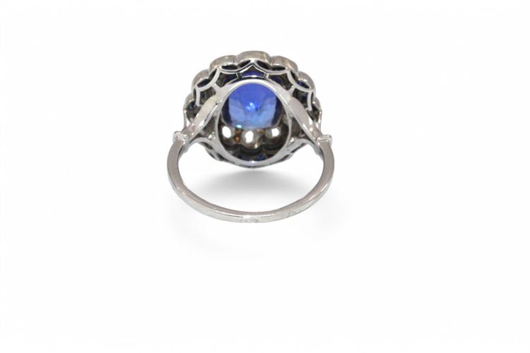Art-Deco-Tansanit-Ring