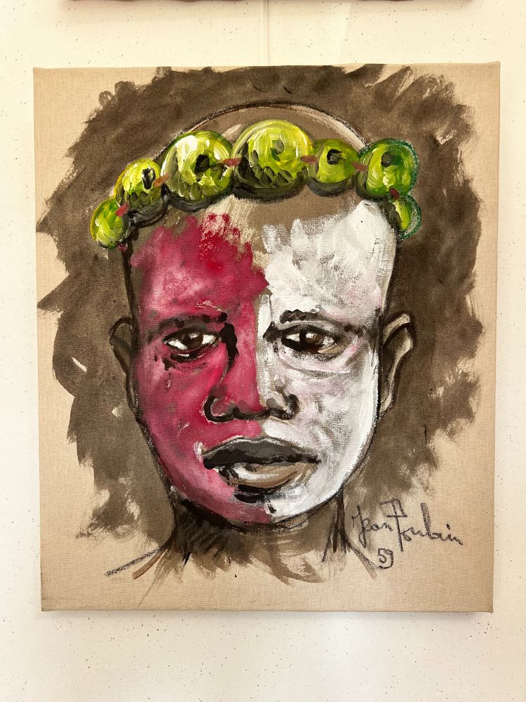 Série de 6 portraits de guerriers Africains
