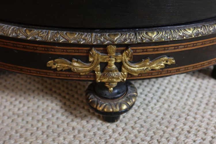 Paire d'encoignures marquetées XIXème siècle