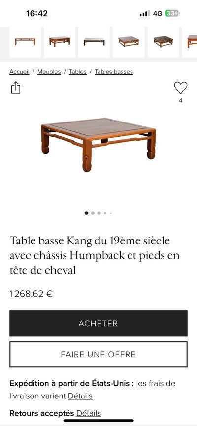 Table basse