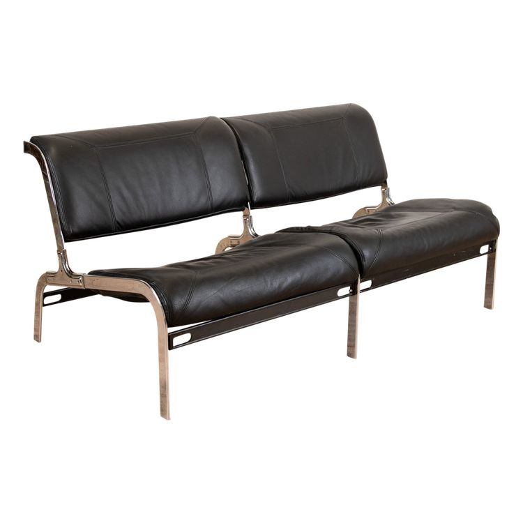 Vintage Whist 2-Sitzer-Sofa von Olivier Mourgue für Airborne, 1964.