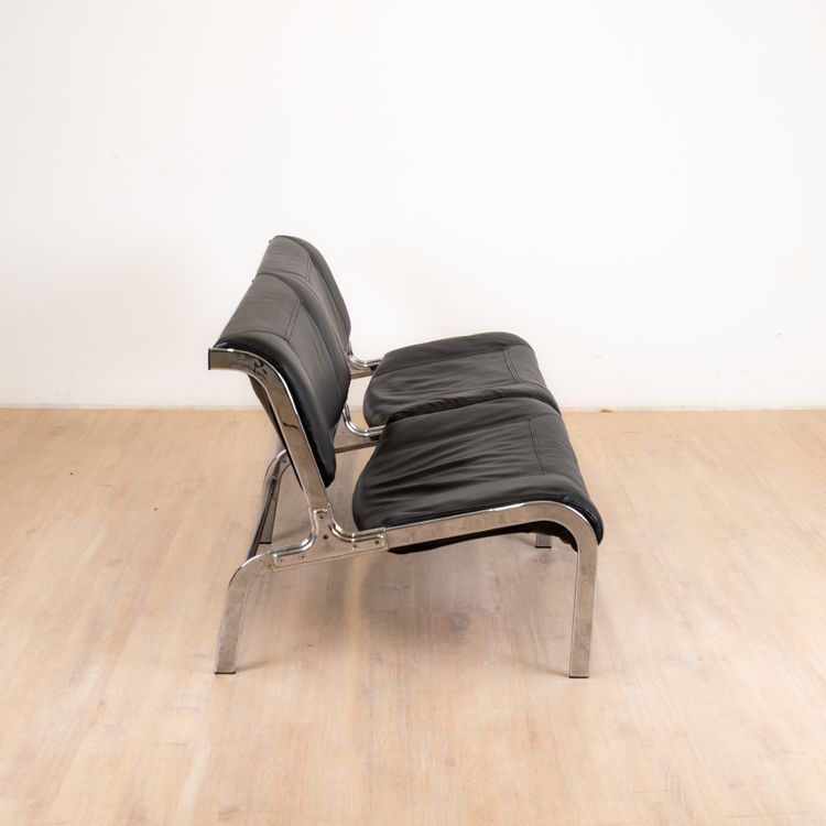Set da soggiorno vintage da 7 posti in legno di quercia di Olivier Mourgue per Airborne, 1964