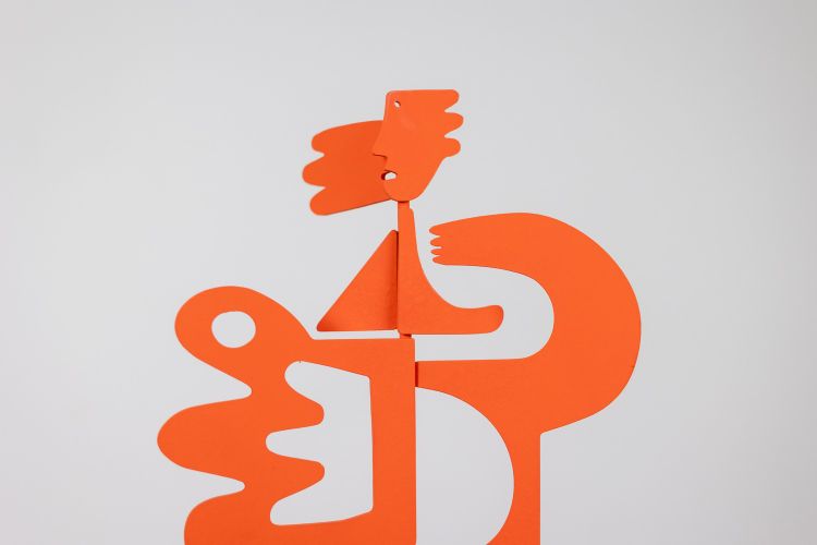 Antonine de Saint Pierre. Sculpture « Le Baiser ». Contemporain. LS6242487A