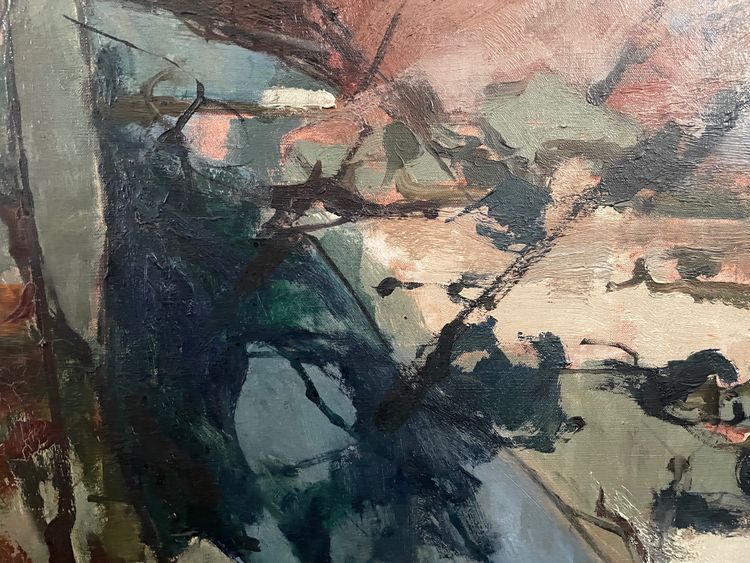 Peinture moderne Michel RODDE (1913-2009) La falaise  musée Granet d’Aix-en-Provence
