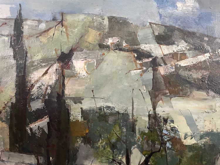 Peinture moderne Michel RODDE (1913-2009) La falaise  musée Granet d’Aix-en-Provence
