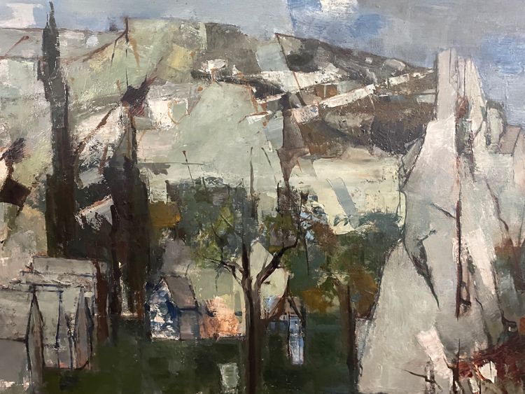 Peinture moderne Michel RODDE (1913-2009) La falaise  musée Granet d’Aix-en-Provence