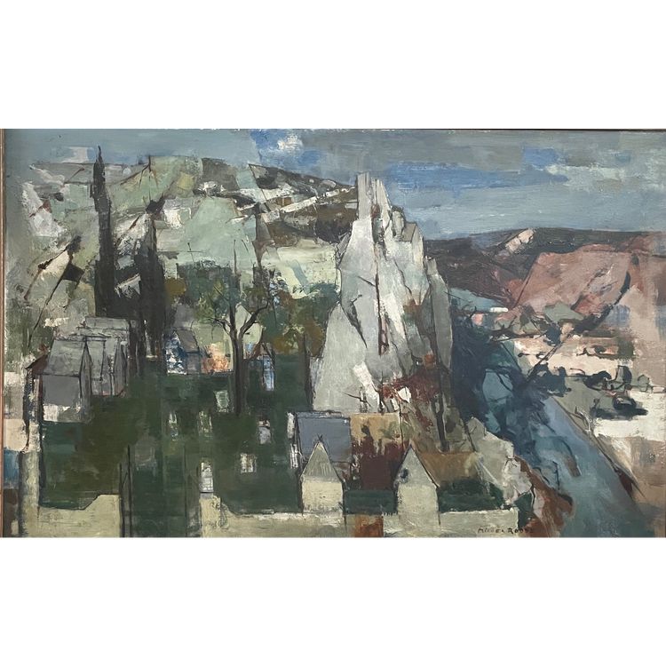 Peinture moderne Michel RODDE (1913-2009) La falaise  musée Granet d’Aix-en-Provence