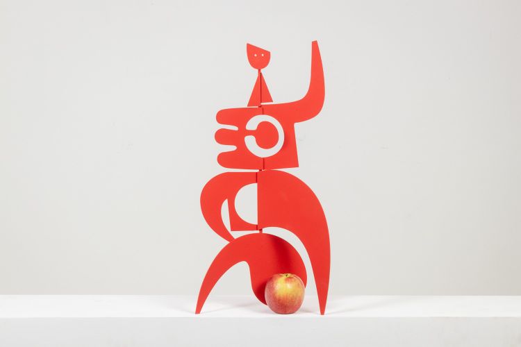 Antonine de Saint Pierre. Red “Anna” sculpture. Contemporary. LS6244487P