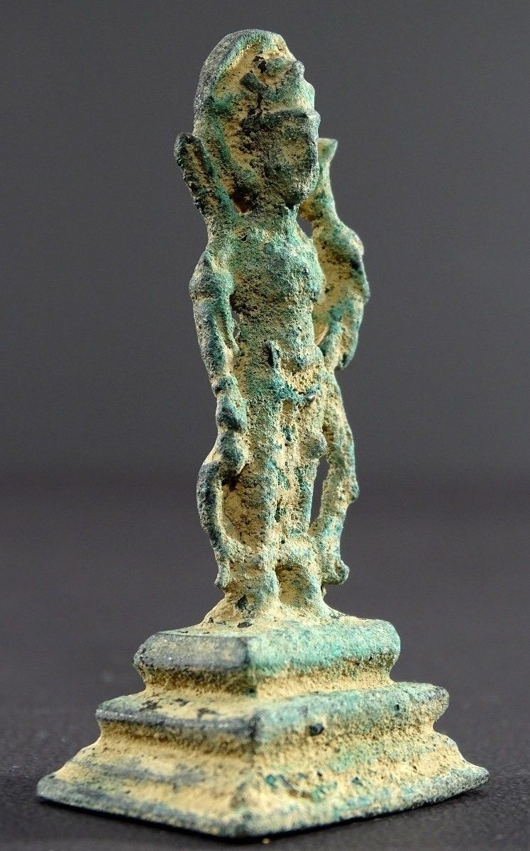 Gandhara-Zivilisation, 2. Jahrhundert n. Chr., Bronzestatuette des Bodhisattva Padmapani.