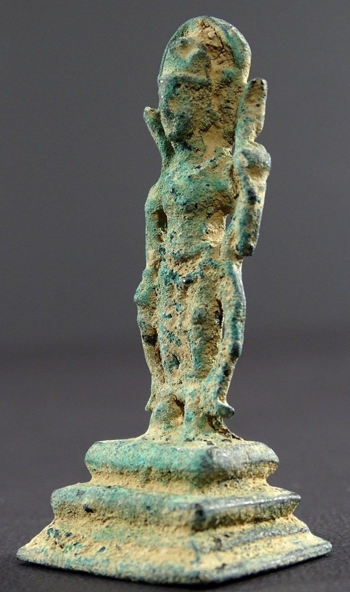 Gandhara-Zivilisation, 2. Jahrhundert n. Chr., Bronzestatuette des Bodhisattva Padmapani.