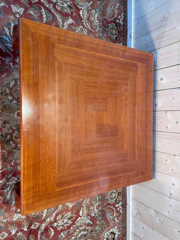 Table basse en merisier Léon Krier pour GIORGETTI