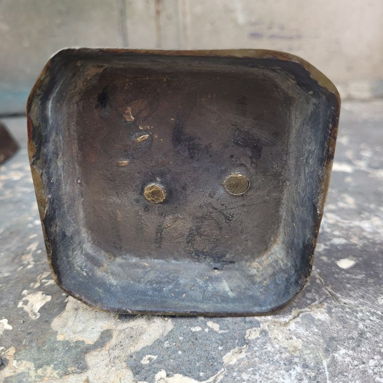 2 mandarini annamiti in bronzo, Vietnam, inizio XX secolo