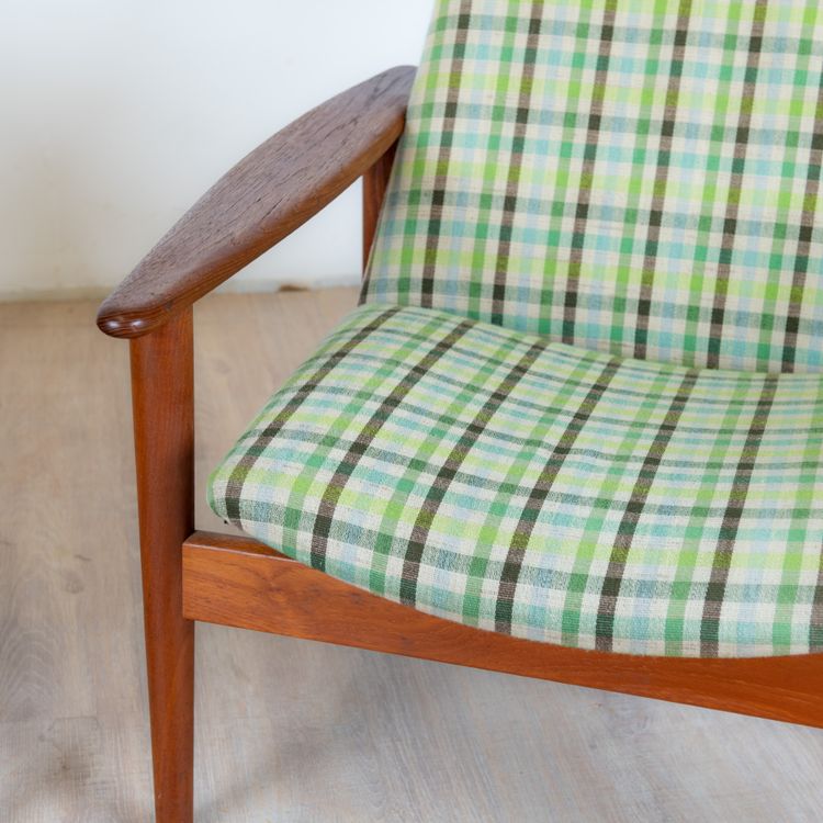 Skandinavische Teakholzsessel, Dänemark 1960er, 2er Set