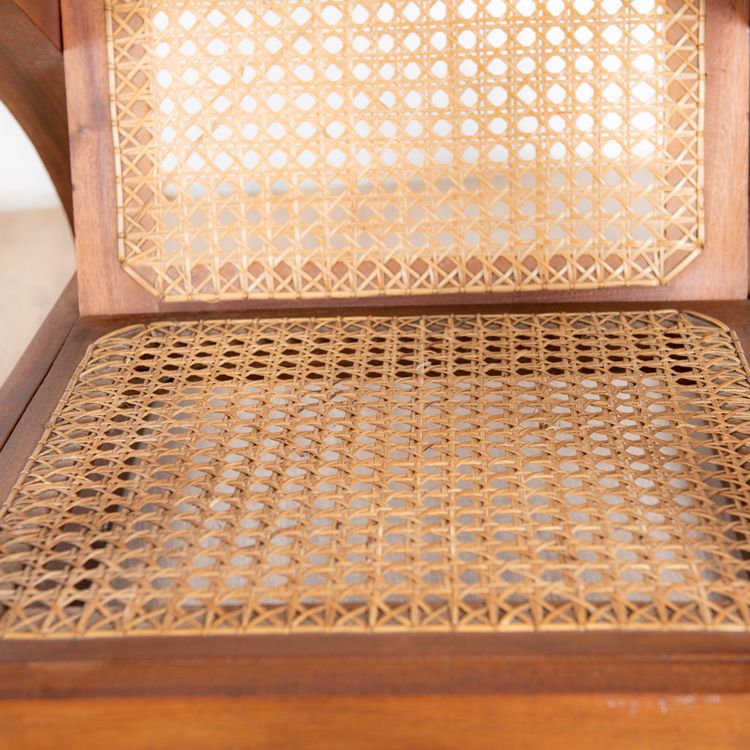 Tropische Art Deco Sessel aus Teakholz, 1960er, 2er Set