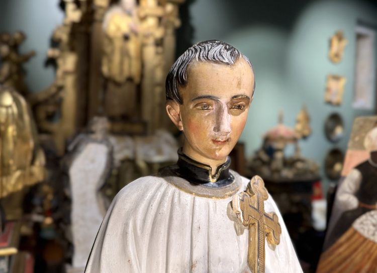 Saint Louis De Gonzague En Prière  - XIXe 