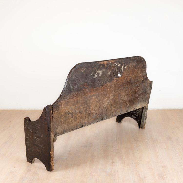 17th Century Fireplace Bench in Oak, France