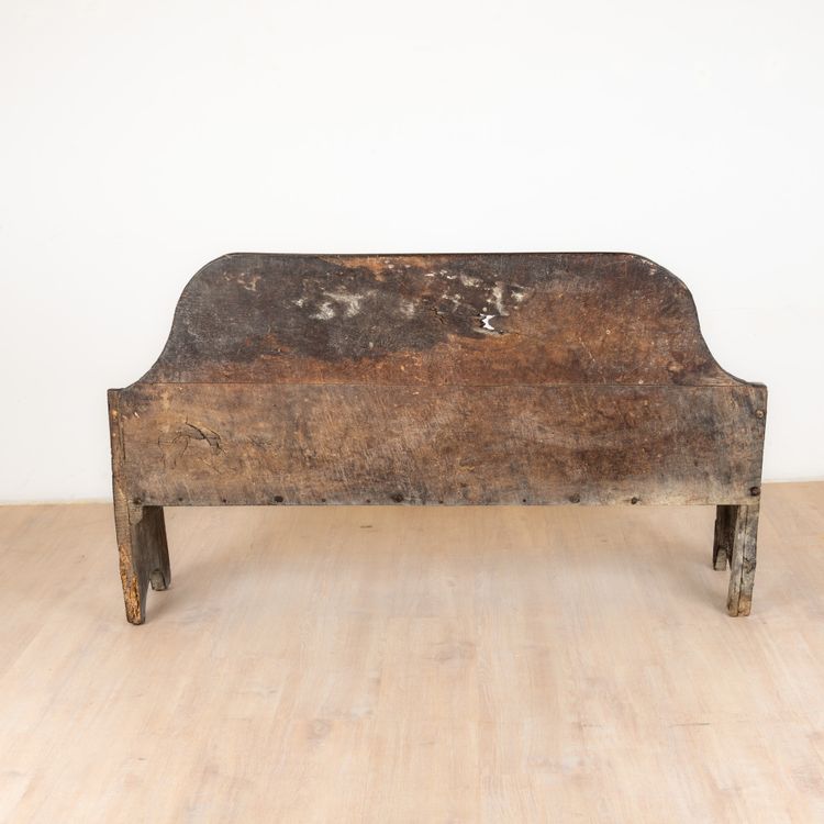 17th Century Fireplace Bench in Oak, France