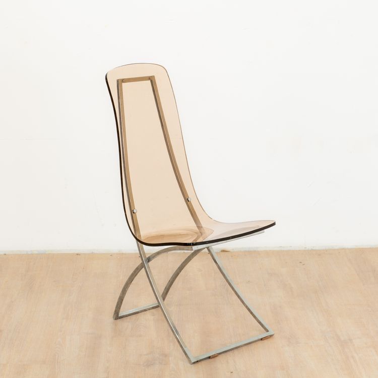 CH4 Chairs attributed to Edmond Vernassa, 1970s, Set of 6