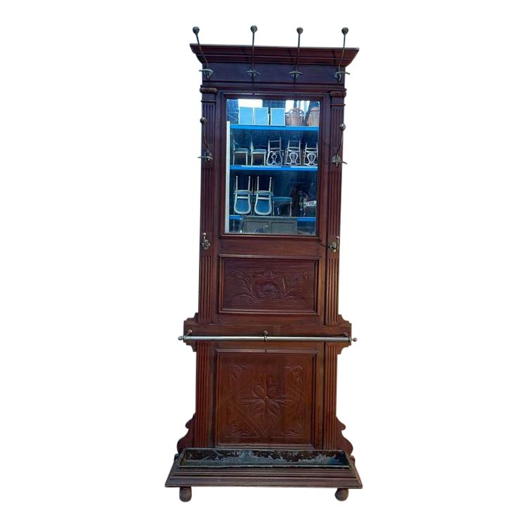 Portemanteau - Vestiaire en acajou Napoléon III