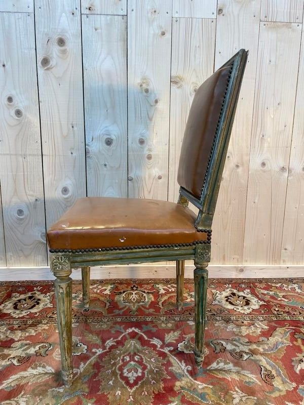 Suite di 4 sedie in stile Louis XVI