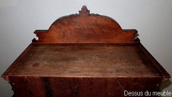  Desserte Vitrine en Acajou – Fin XIXe 