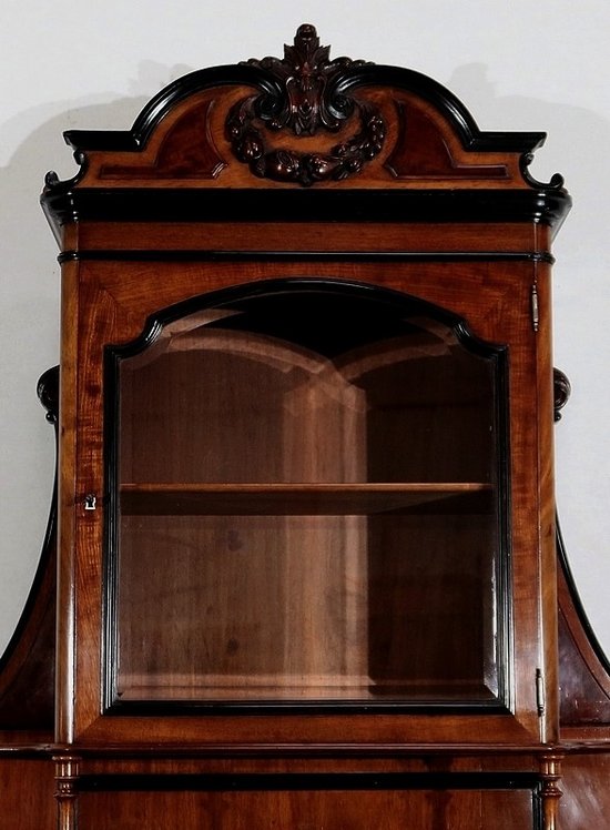  Desserte Vitrine en Acajou – Fin XIXe 