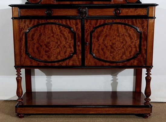  Desserte Vitrine en Acajou – Fin XIXe 