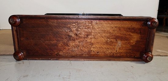  Desserte Vitrine en Acajou – Fin XIXe 