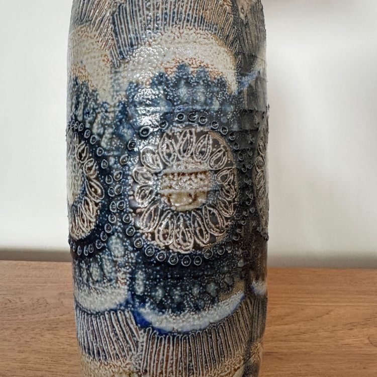 Ceramic lamp base by J.-C. Courjault 1960 Keraluc Quimper