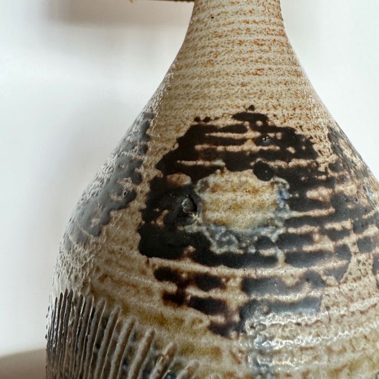 Ceramic lamp base by J.-C. Courjault 1960 Keraluc Quimper
