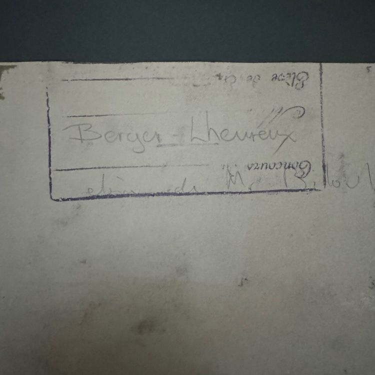 Dessin en couleur par Berger-Lheureux Beaux-Arts XXe scène à l'Antique