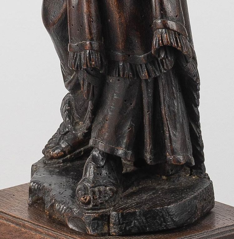 Scultura lignea del XVII-XVIII secolo - Sant'uomo o Cristo