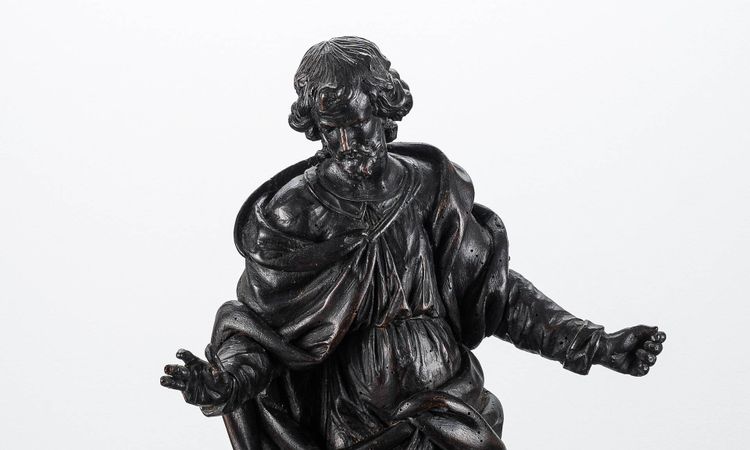 Scultura lignea del XVII-XVIII secolo - Sant'uomo o Cristo