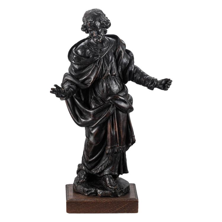 Scultura lignea del XVII-XVIII secolo - Sant'uomo o Cristo