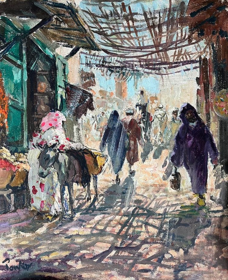 the Moroccan souk