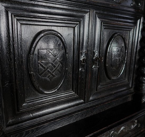 Cabinet of Work and Table Office, Louis XIII style - End of XIXth century