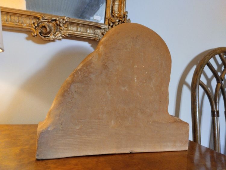 Sculpture - Terre-cuite - La Méditation - A. Genarelli ( 1881-1943)