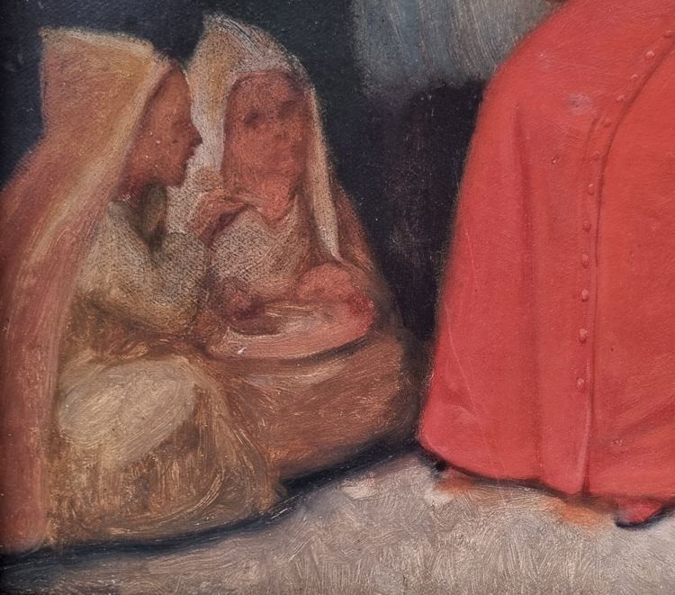 Kardinal Lavigerie und zwei weiße Väter