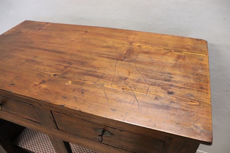 Buffet Rustico in legno di abete, inizio XX secolo