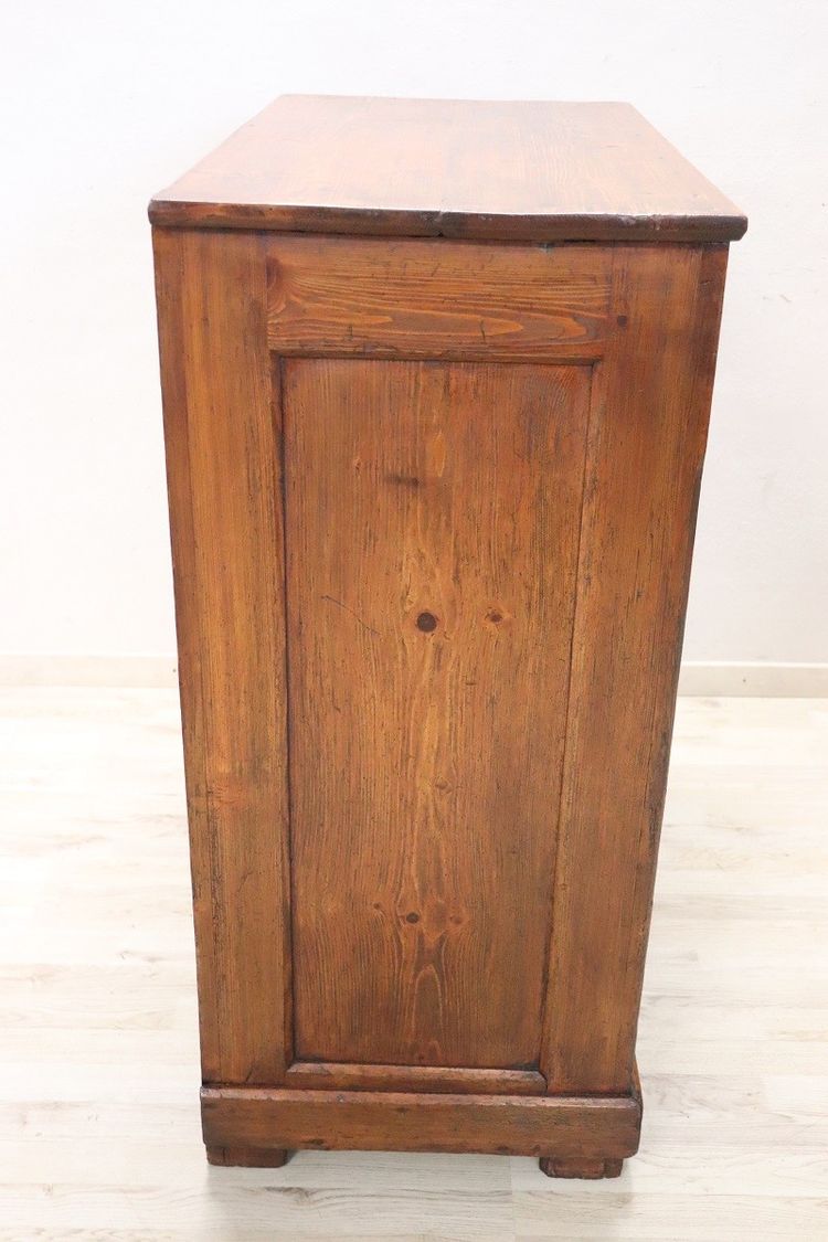 Buffet Rustico in legno di abete, inizio XX secolo