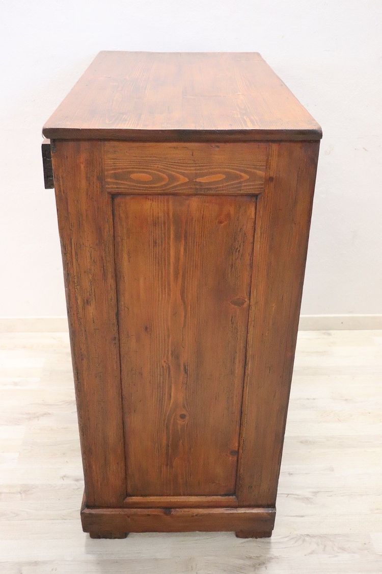 Buffet Rustico in legno di abete, inizio XX secolo