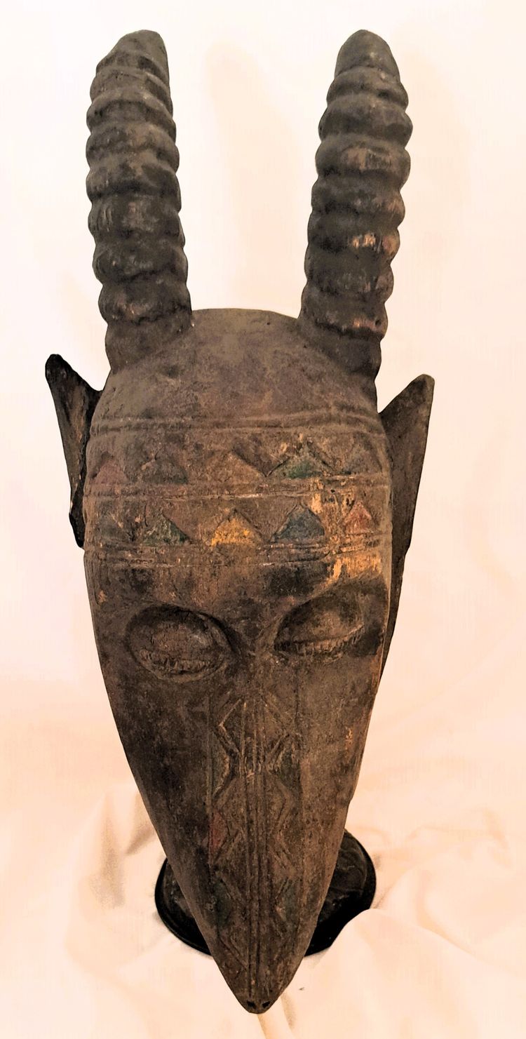 Masque Zoomorphe Chèvre - Wobe - Cote Ivoire début XXème