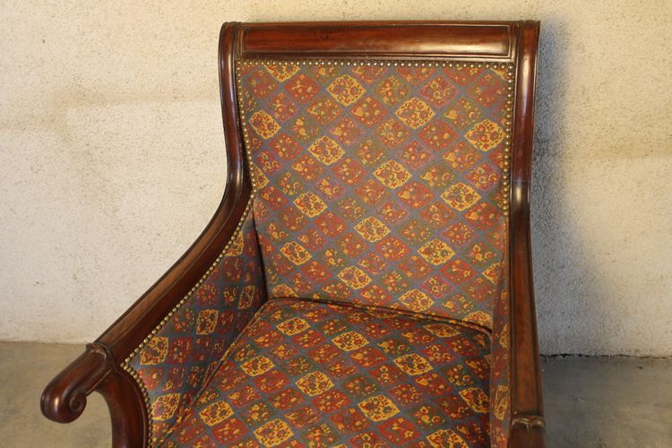 Credenza in mogano cubano del XIX secolo in fase di restauro
