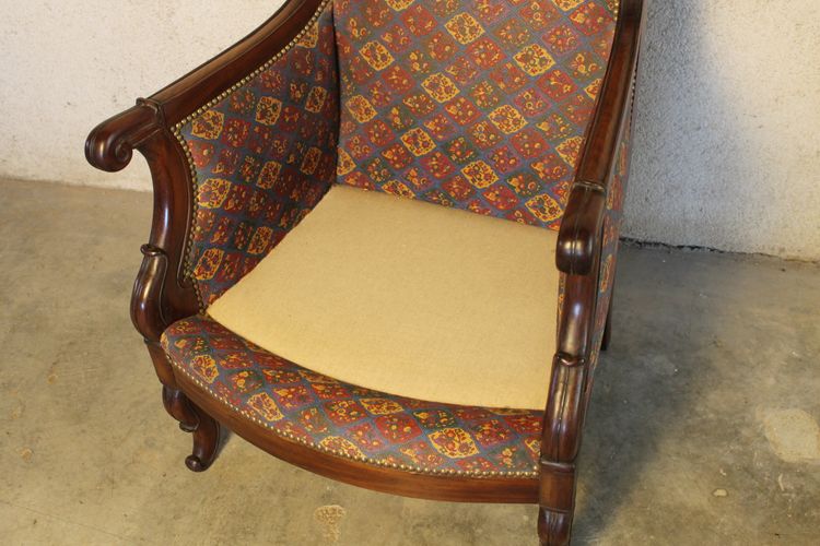 Credenza in mogano cubano del XIX secolo in fase di restauro