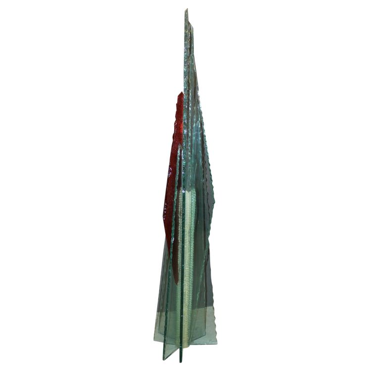 Importante Sculpture En Verre Par Thibault d'Aucuns XX